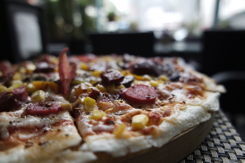 Pepperoni pizza with extra cheese